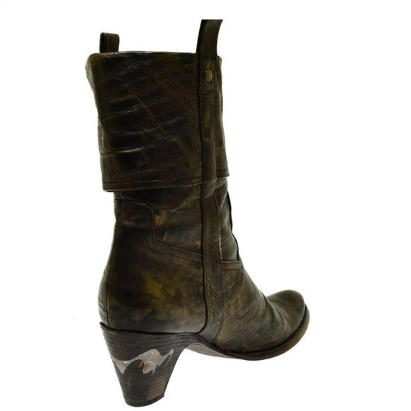 Stylish Brown Ankle Boots - Picture 4 of 5